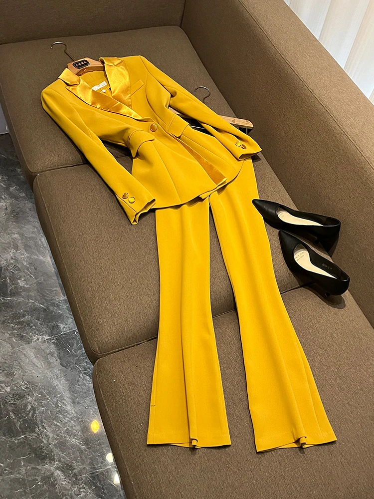 

Элитный женский костюмный комплект Весна 2024: Модный, индивидуальный, профессиональный наряд с элементами пэчворка WY08 для делового стиля