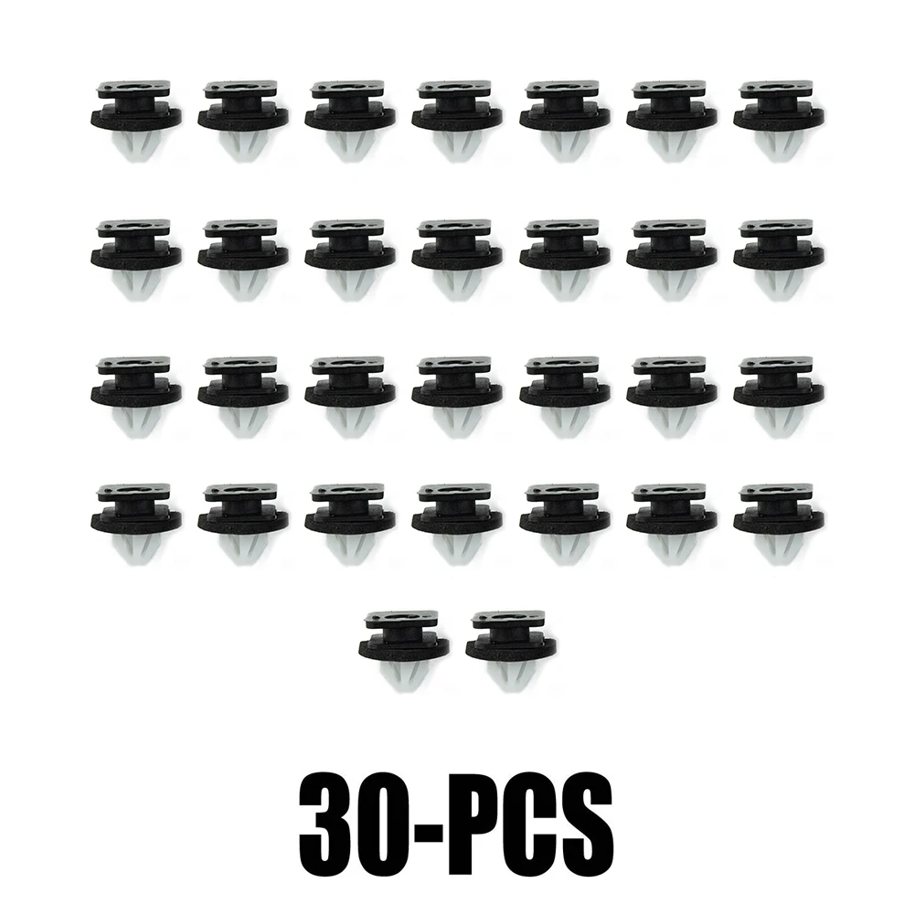 Ford Explorer 2011 2019 Kit용 30x APillar 트림 앞 유리 몰딩 클립으로 앞 유리 보호 장치를 업그레이드하세요.