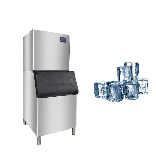 Industrial Ice Machine 1 Ton 1000kg Stainless Steel Commercial Ice Cube Block Making Machine Ice Maker Machine for Business