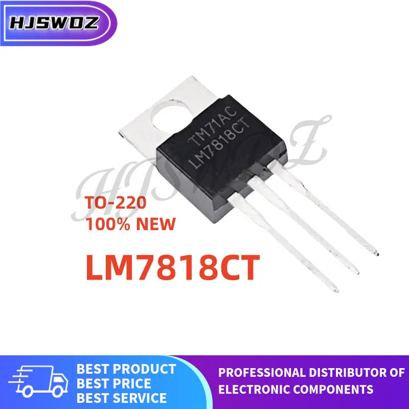 10pieces 100% new LM7812CT LM7815CT LM7818CT LM7805CT LM7806CT LM7808CT LM7809CT LM7824CT TO-220 In Stock