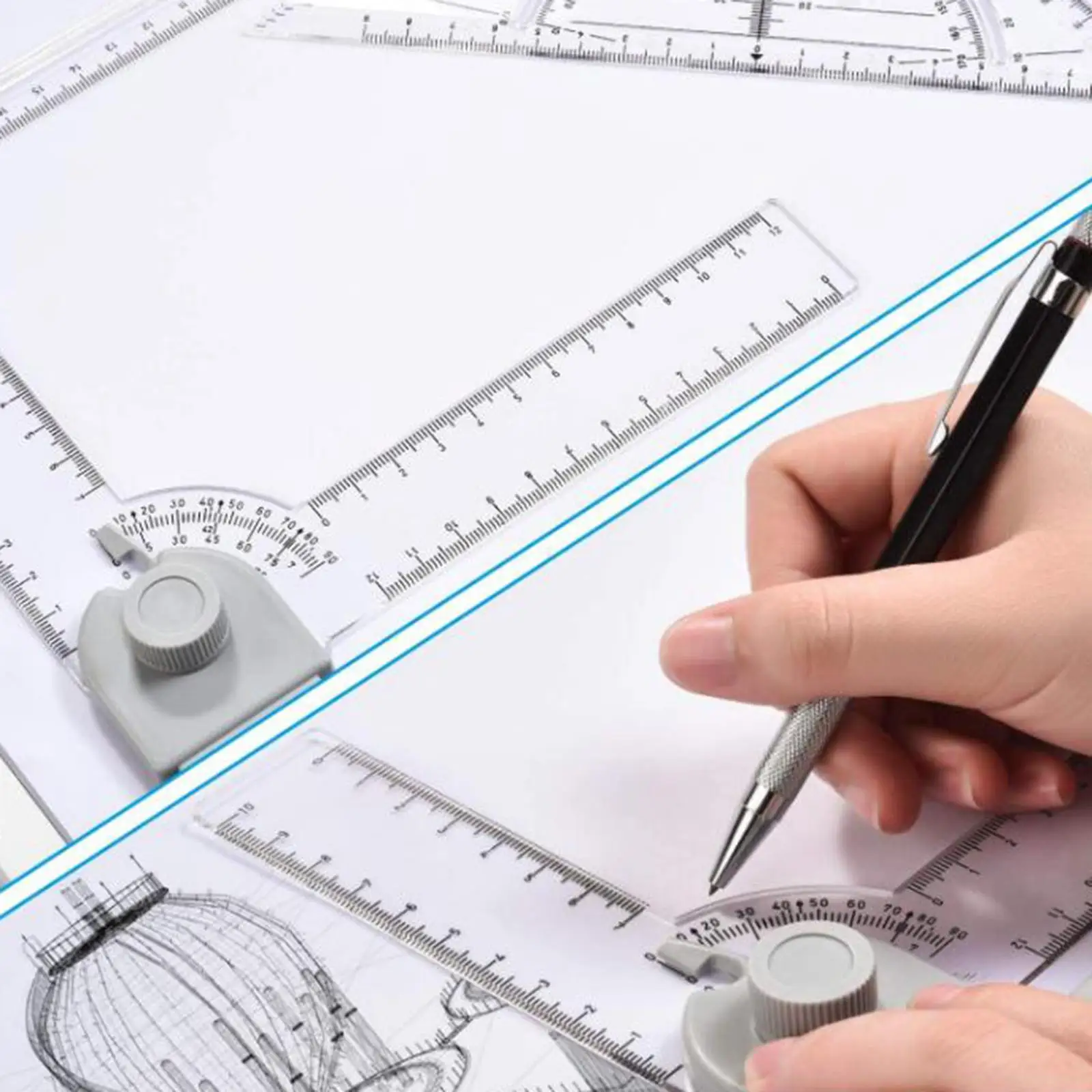 a3-durable-drawing-board-drafting-table-clamps-sliding-ruler