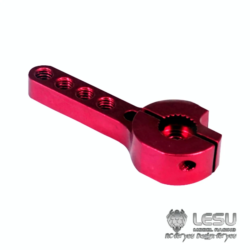 LESU-brazo Servo de dirección de Metal M3, 34,5 Mm, para Tamiyay 1/14, camión volquete de control remoto, modelo de remolque, Th10211-Smt3 de coche de Control remoto