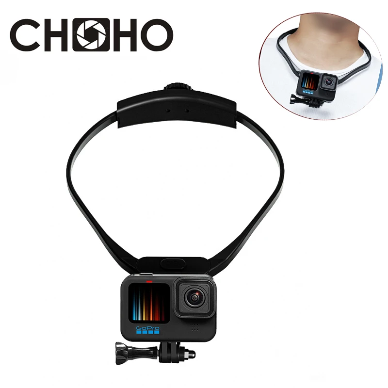 For Gopro Accessories Neck Hold Mount Lanyard Strap + Phone Holder Vlog for Go Pro Hero 11 10 DJI Action Camera Cellphone New