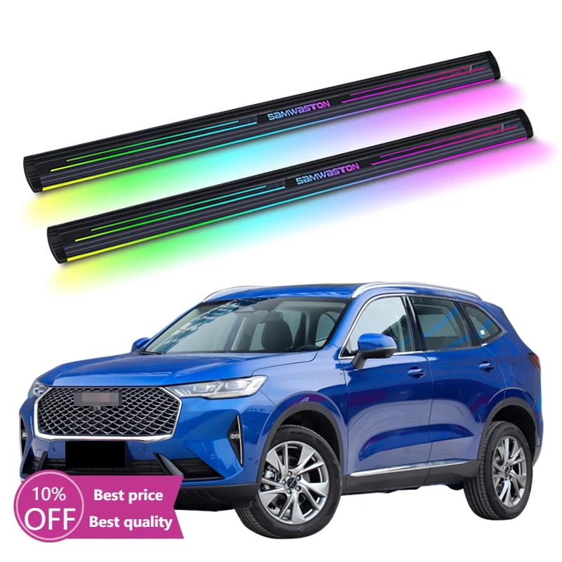 

Автоматическая электропитание Cc, неоновая светодиодная подсветка, боковая подножка для HAVAL H6 2020-2025