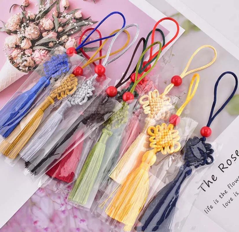 

20/10/5Pcs 7cm Small Chinese Knot Silk Tassel Pendant for Sewing Curtain Charms DIY Craft Jewelry Making Accessories