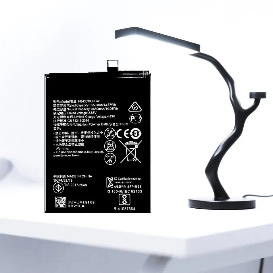 

Mobile Phone Battery Reliable Replacement HB436380ECW 3650Mah For Huawei P30 Ele-L09 Ele-L29 Ele-AL00 Ele-TL00