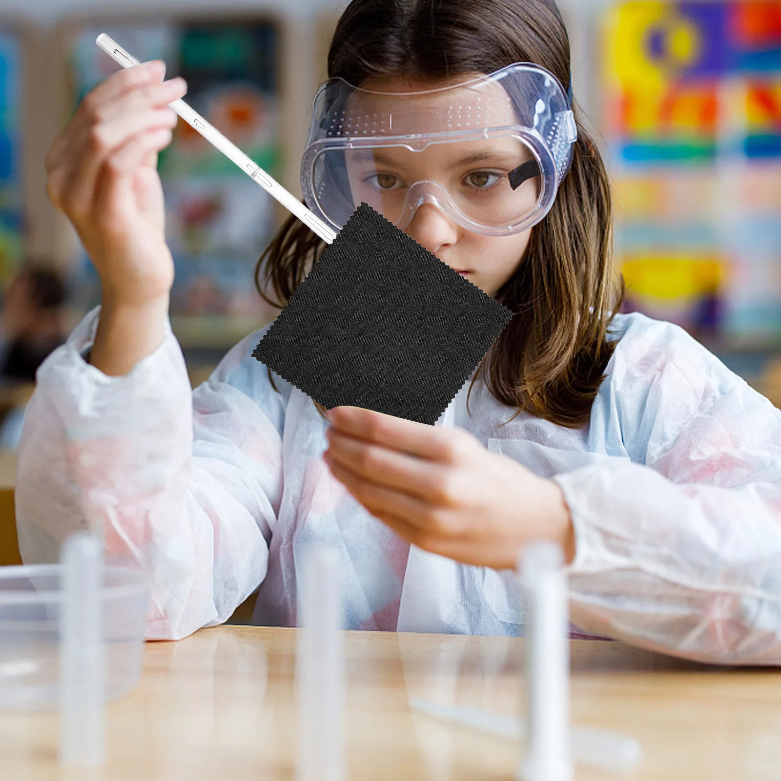 

1Set Static Experiment Supply Friction Rod Kit Electrostatic Science Tools Junior High School Physics Experiment Teaching Aid