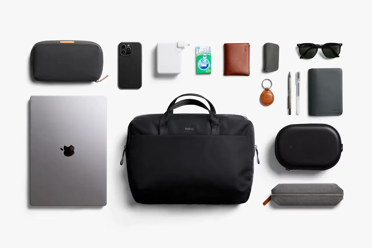 Bellroy Via Work Bag 14L Messenger Laptop Briefcase Portable Travel Crossbody Single Shoulder Handbag Commuter Work Sling Purse