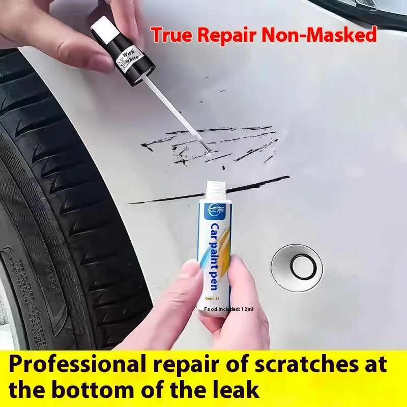 Car special scratch touch-up pen restores the car paint black car white paint scratch removal mark repair