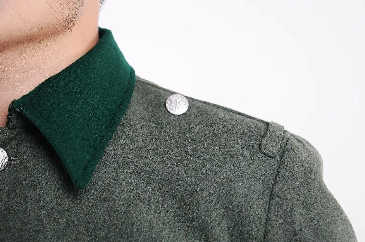 2025 TOMBJ. II Wojna Światowa IIWŚ NIEMIECKA ARMIA M36 OFICERSKI WEŁNIANY UNIFORM POLOWY TUNIKA SPODNIE KOLEKCJA REKONSTRUKCJE WOJSKOWE