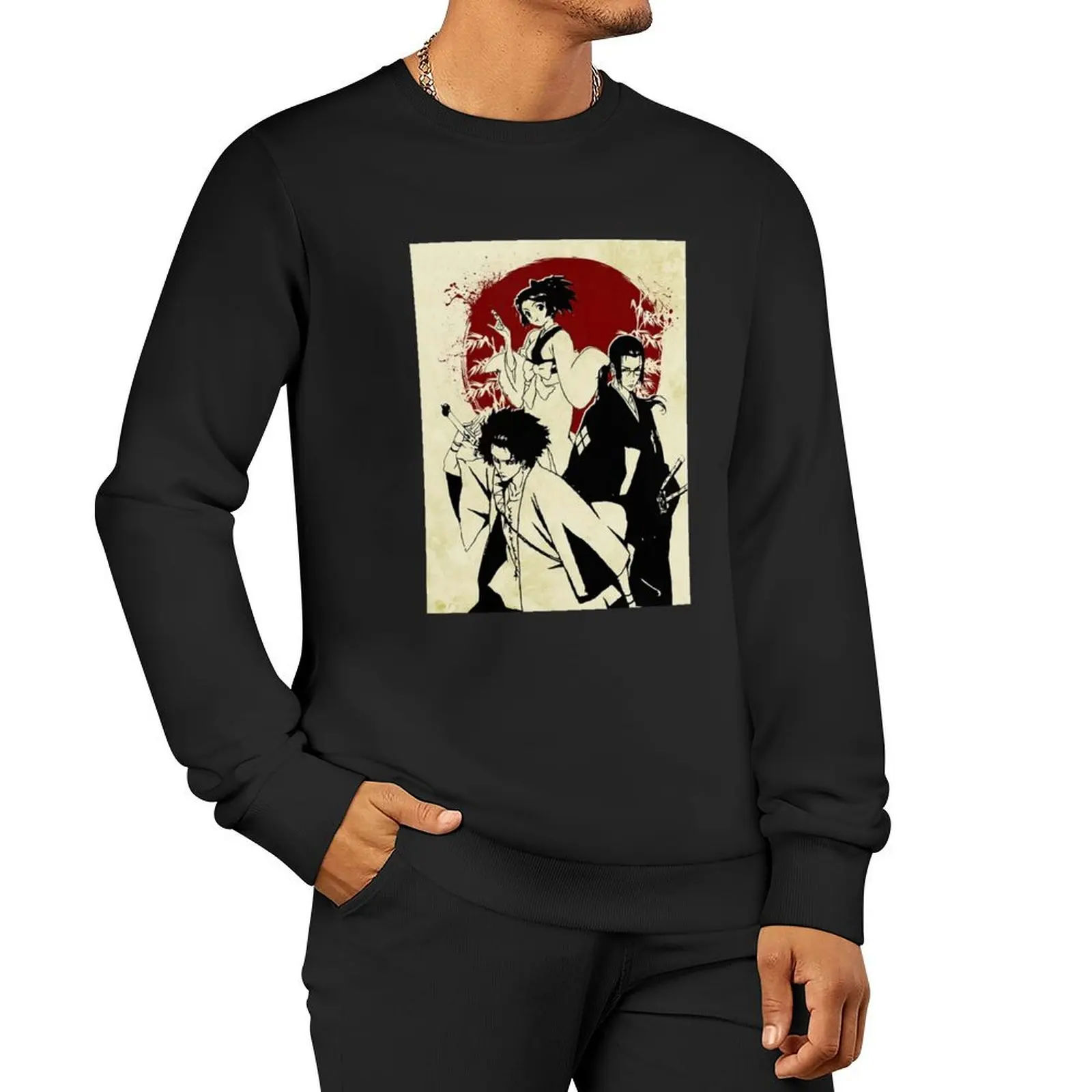 

Samurai champloo Pullover Hoodie men clothing tracksuits japanese style anime sweatshirt
