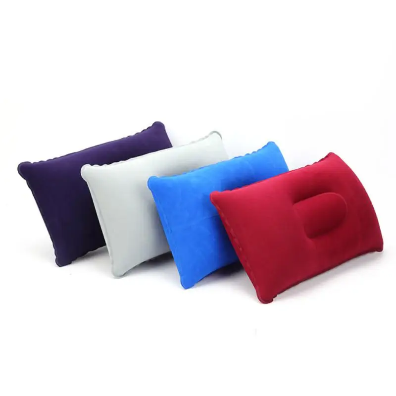 Portable Fold Outdoor Travel Sleep Pillow Camping Tent Inflatable Pillow Airplane Hotel Rest Comfortable Sleep Pillows