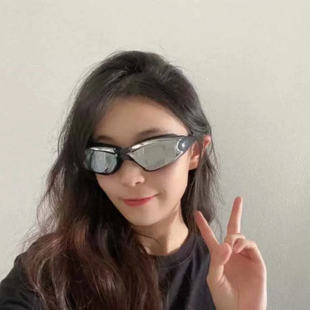 Waterproof Myopia Swim Goggles Electroplating Big Frame Swim Glasses with Earplugs Dazzling Colors Adjustable
