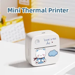 DOLEWA-Mini imprimante portable, impression thermique, autocollant, sans fil, sans encre, imprimante de poche, étiquette autocollante, 1200mAh