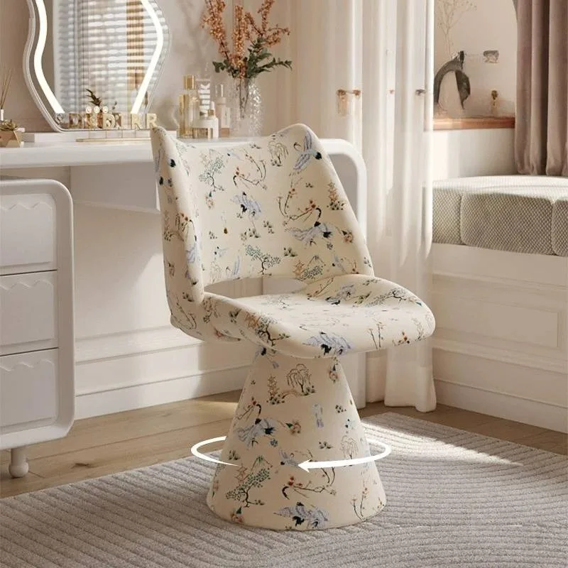 Upgrade Cushion Makeup Vanity Chair Ergonomic Narrow Luxury Makeup Vanity Chair White Designer Sillas De Tocador Furniture Home