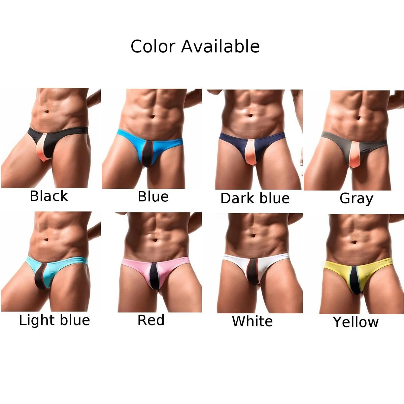 Men Sexy Brief Low Waist Underwear Mesh Pouch Panties Breathable Thongs G-string Scrotum Bulge Men Clothes Inner Wear