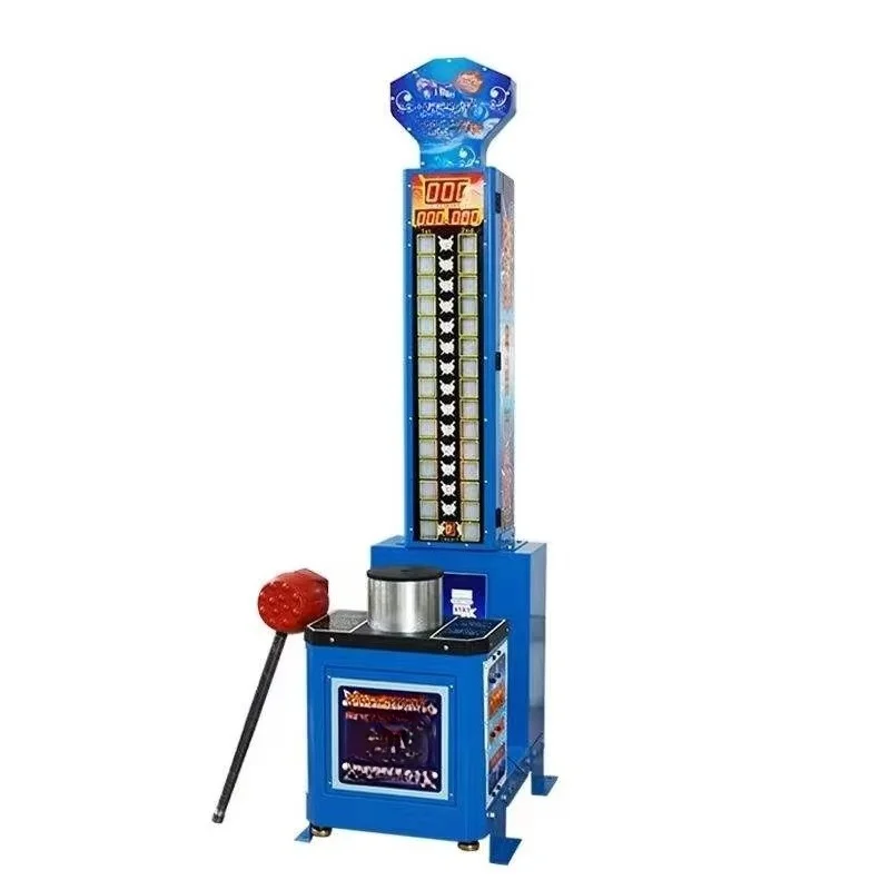Customized Electronic Hammer Coin Operated Arcade Boxing Game King of Hammer Redemption Entertainment Machine