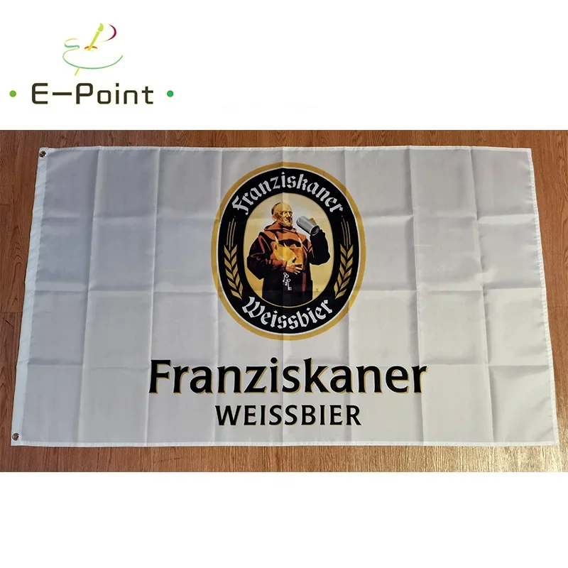 

Franziskaner Weissbier Beer Flag 3ft*5ft (90*150cm) Size Christmas Decorations for Home Flag Banner Indoor Outdoor Decor BER21