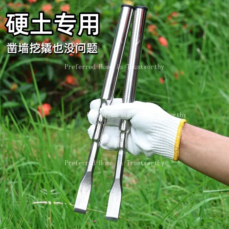 

Артефакт для рыхления жесткой почвы, инструмент для копания курицы, елы, диких овощей, утолщенная цельнометаллическая лопата