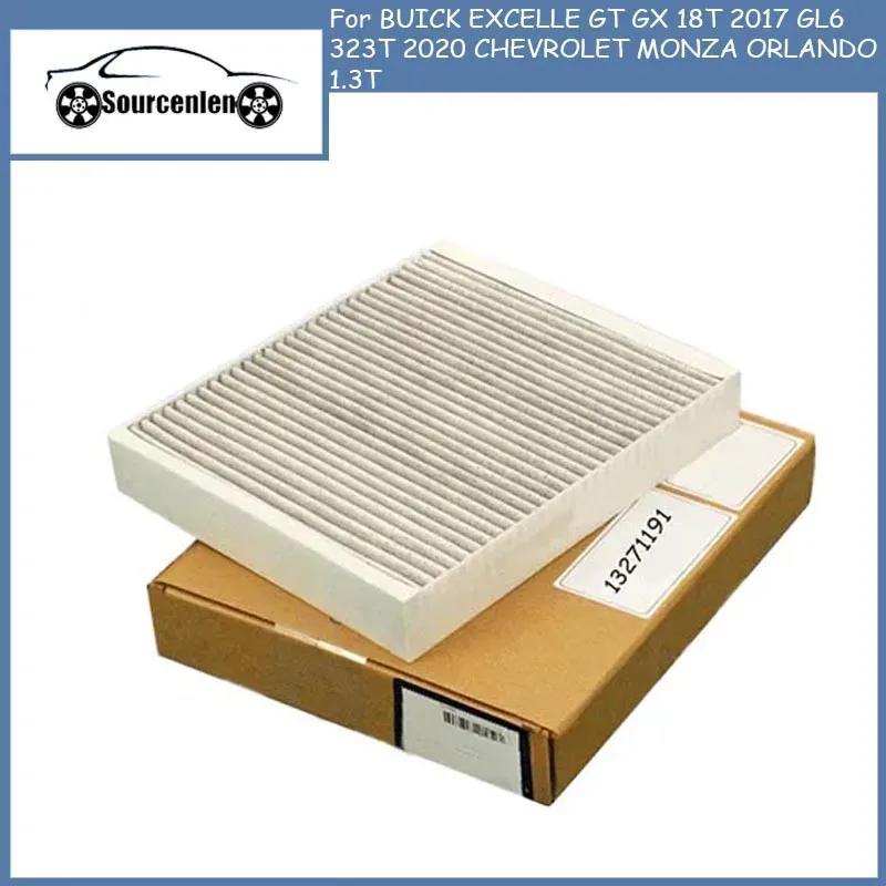 

13271191 Air Conditioner Cleaner Filter for BUICK EXCELLE GT GX 18T 2017 GL6 323T 2020 CHEVROLET MONZA ORLANDO 1.3T