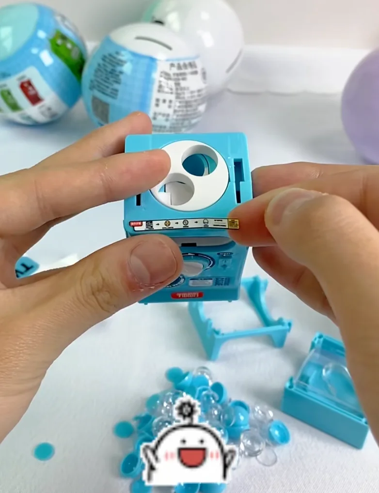 11cm Diy Mini Twisting Egg Machine Blind Box Need To Assemble Small Blind Box Stress Relief Diy Gift Ornament Decor Trendy Gift - view 6