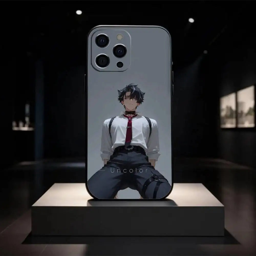 G-Genshin Impact Wriothesley  Phone Case Silicone Soft For IPhone 17 16 15 14 13 12 11 X XR Plus Pro Max Plus