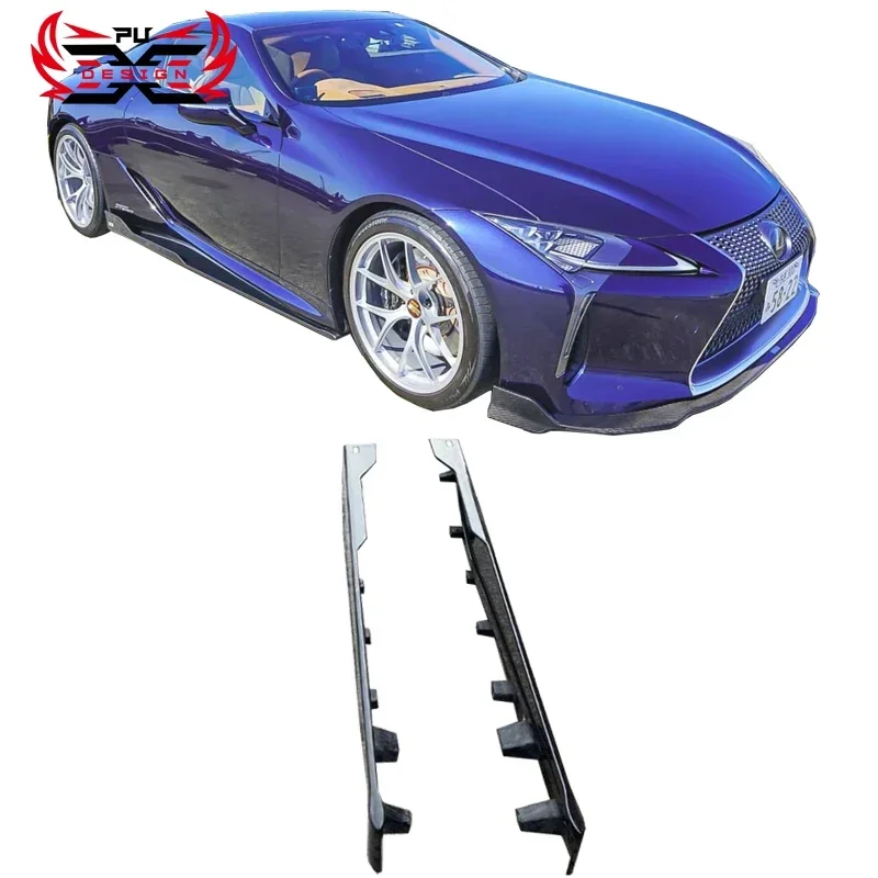 

High Quality For Lexus LC500 LC500H Carbon Fiber Splitter Side Skirt Bumper Body kit
