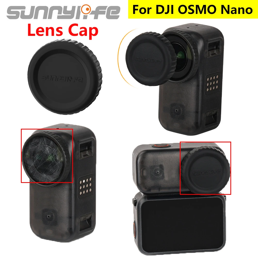 

Sunnylife Lens Cap For DJI OSMO Nano Lens Cover Scratch-Proof Camera Protector Cover Dustproof Protective Lens Guard Accessories