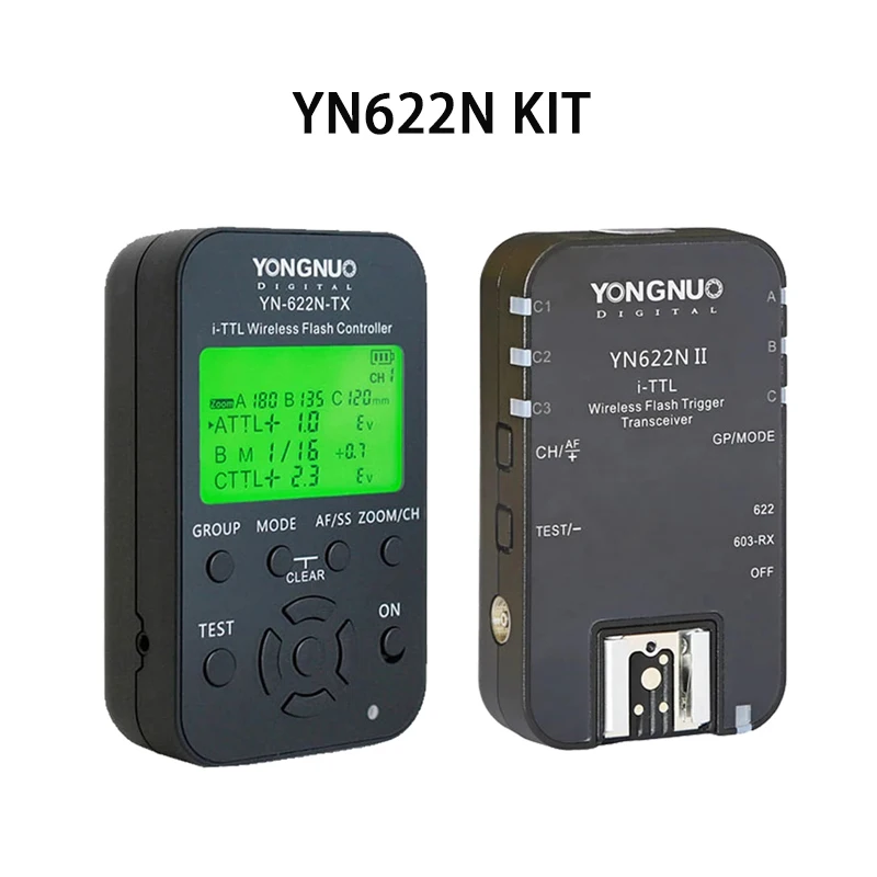 YONGNUO YN622N-TX YN622N TX 7-Channel i-TTL Wireless Flash Radio Controller Trigger for Canon DSLR/ YN622N/ YN622N II Speedlite