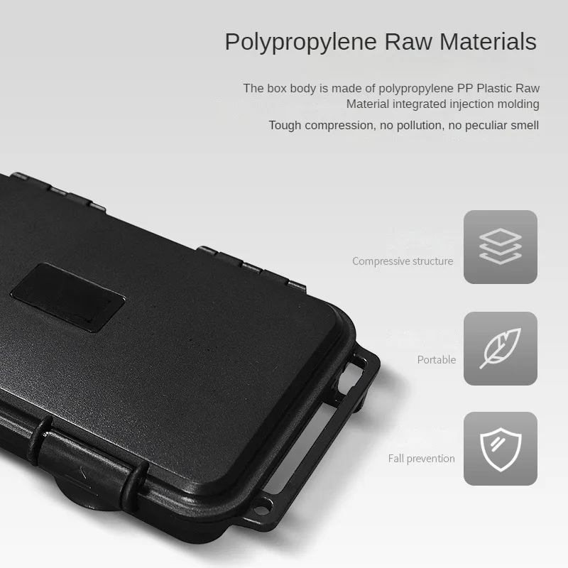 Plastic Toolbox Portable Waterproof Hard Case Professional Protection Box With Sponge Lining Flight Case Shockproof Sealed Box