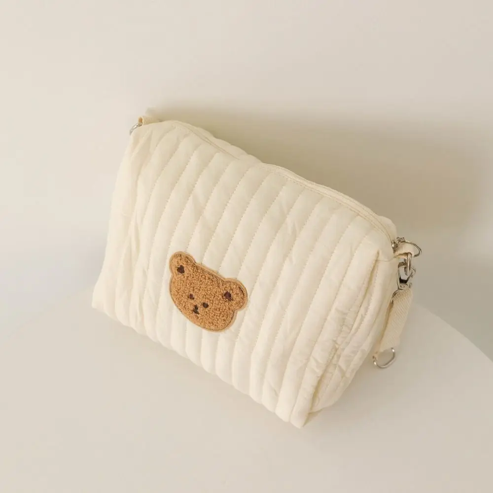 

Cartoon New Mommy Bag Cotton Embroidery Newborn Baby Diaper Bag Zipper Cute Print Travel Stroller Storage Bags