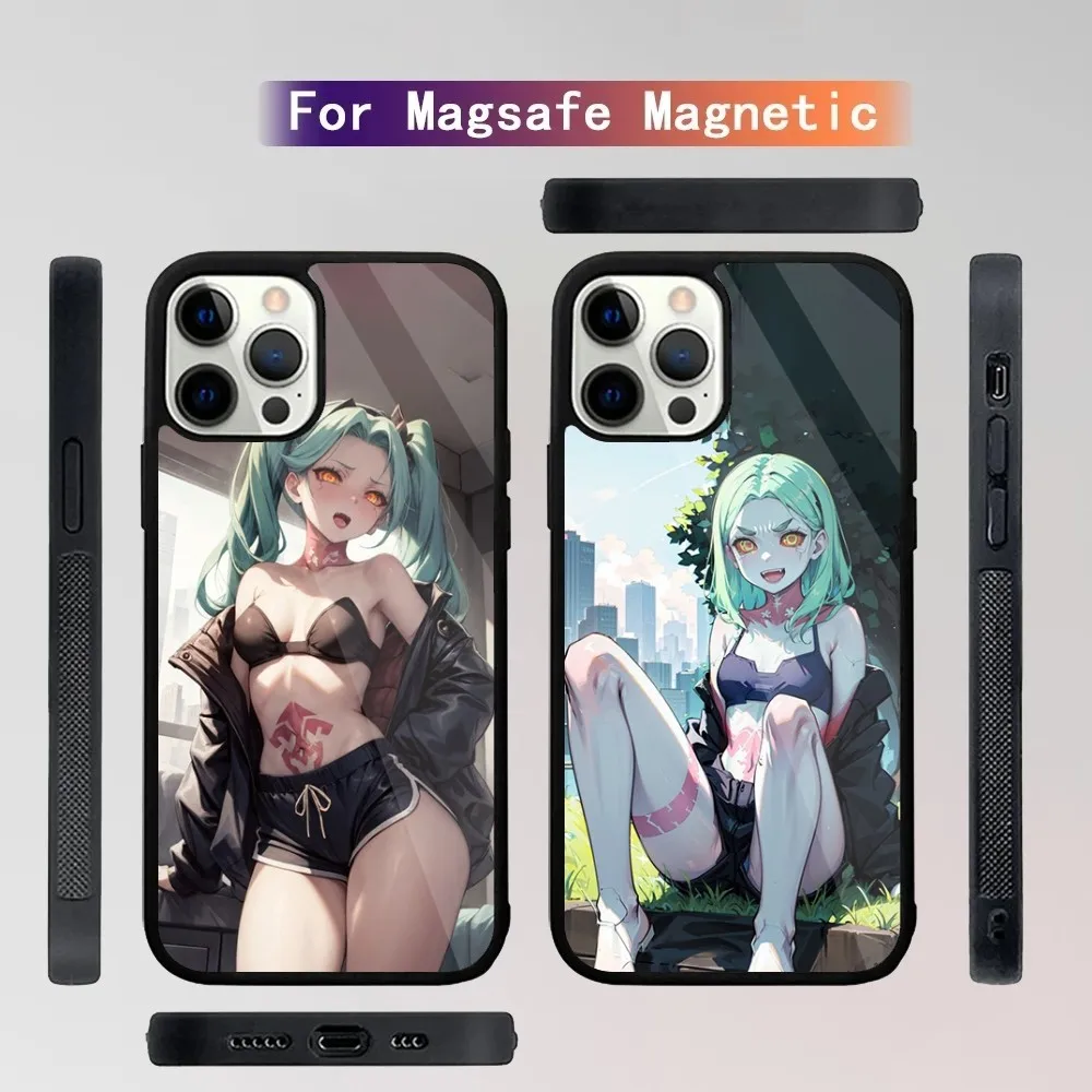 Rebecca C-Cyberpunk-S Edgerunners  Phone Case For iPhone 15,14,13,12,11,Plus,Pro,Max Mini Magsafe Magnetic Wireless Charging