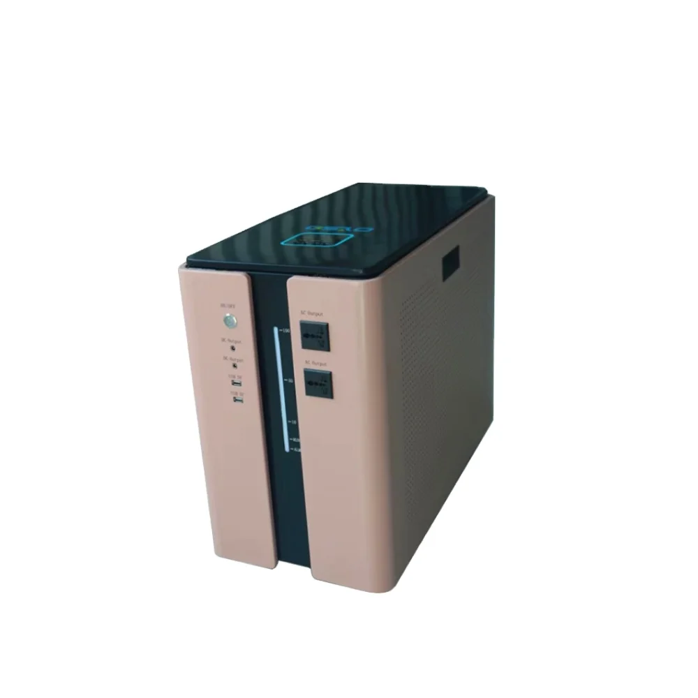 Construction Site Portable Power Supply 100Ah LiFePO4 Battery 51.2V AC 110V/220V DC CAN Communication 3-5kW Inverter