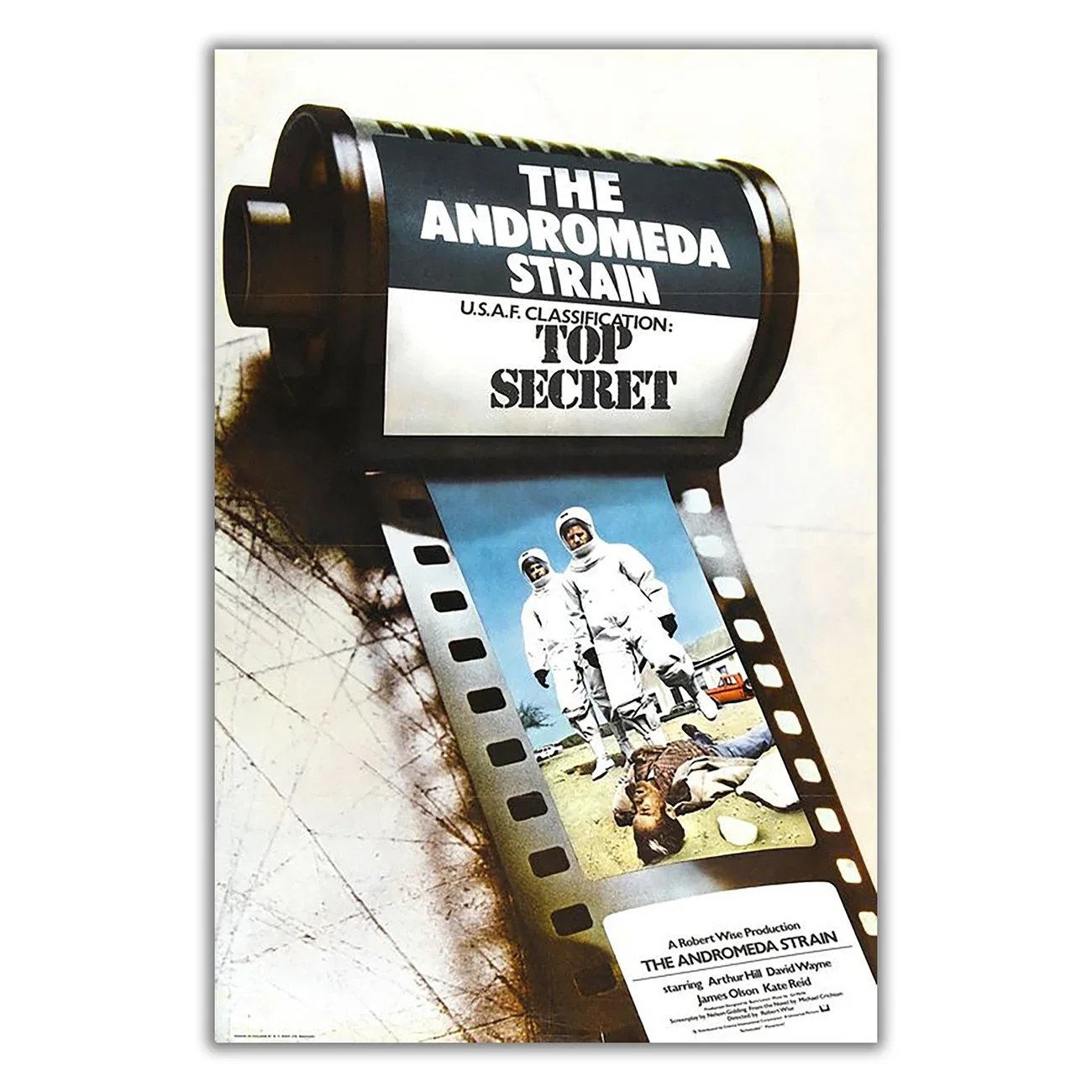 WM3349 The Andromeda Strain Classic Movie HD Silk Fabric Poster Art Decor Indoor Painting Gift
