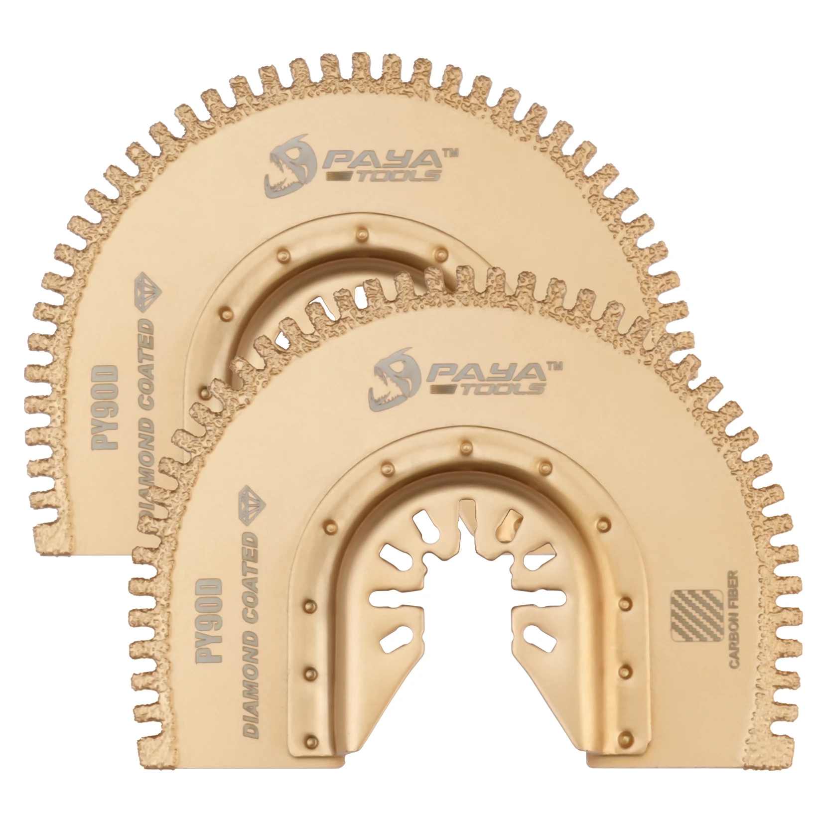 

PAYA 50-60 Grit 90mm Brazed Diamond Segmented Saw Blades Precision Cutting for CFRP Fiberglass Open Teeth Extra Thin Version