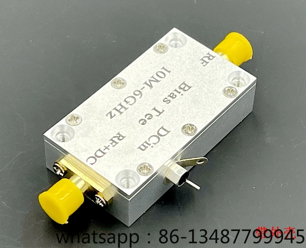 

Broadband RF feeder RF isolator biaser feeding Bias Tee 10MHz-6GHz