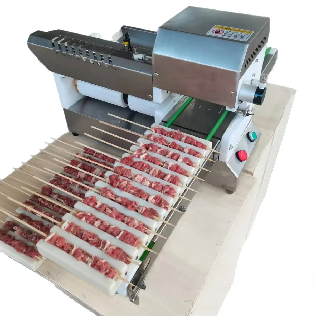 

Fully automatic, mutton skewers, skewers, stainless steel