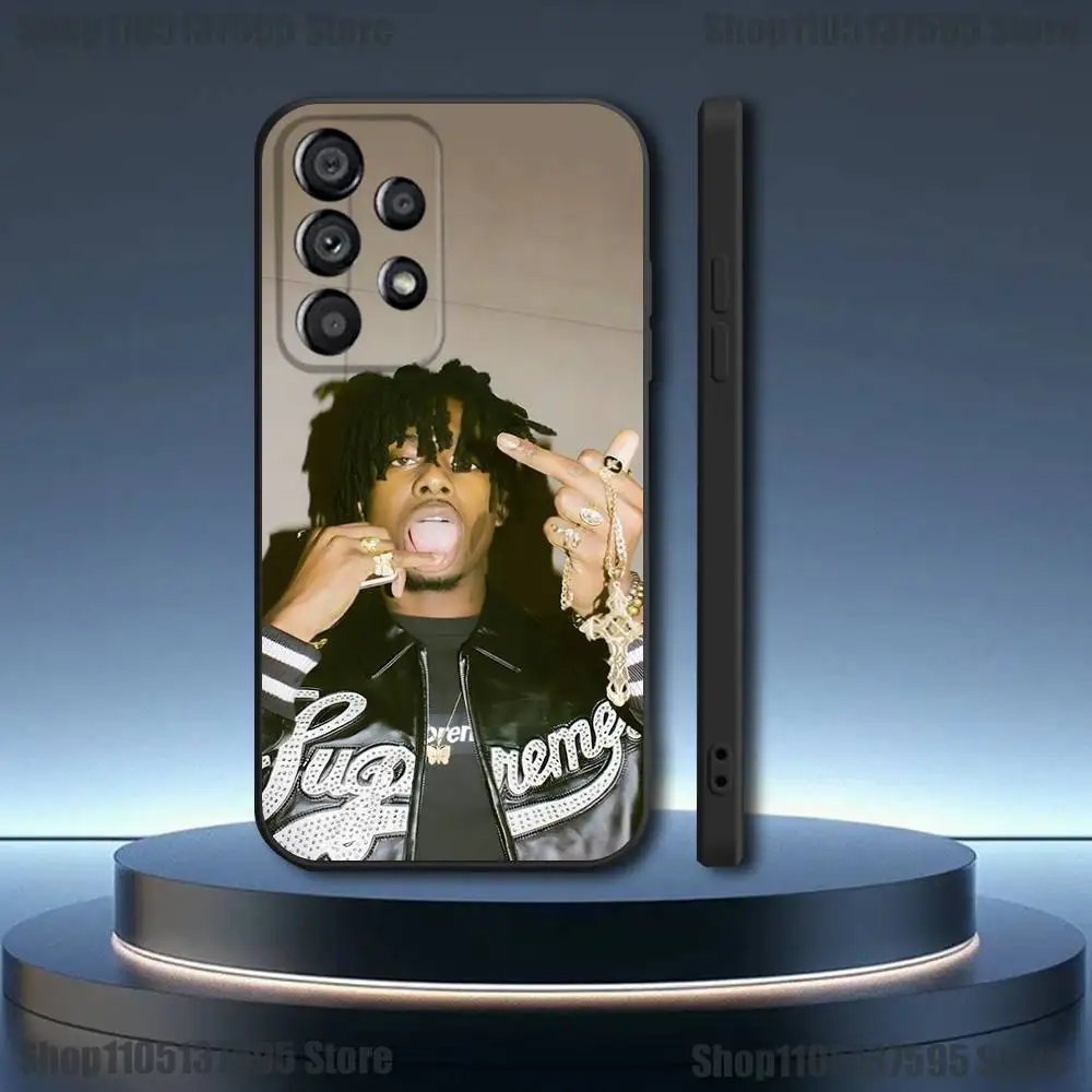 I AM MUSIC Playboi C-Carti Phone Case For Samsung Galaxy A20,A21s,A22,A31,A32,A52,A53,A72,73,A80 Soft Black Cover