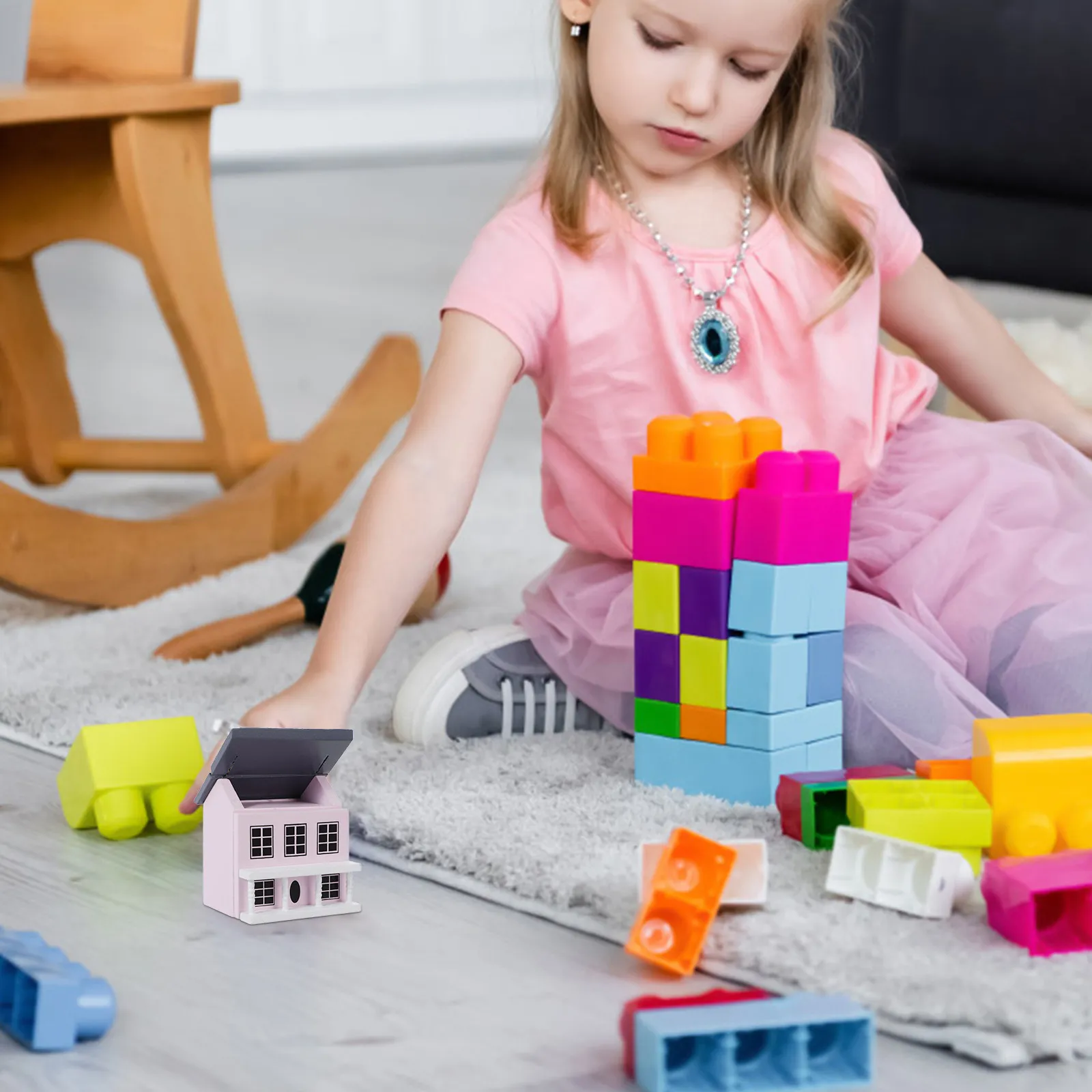 

Миниатюрный деревянный домик: очаровательное украшение для декоративных сцен, миниатюрная мебель, декор для микроландшафта