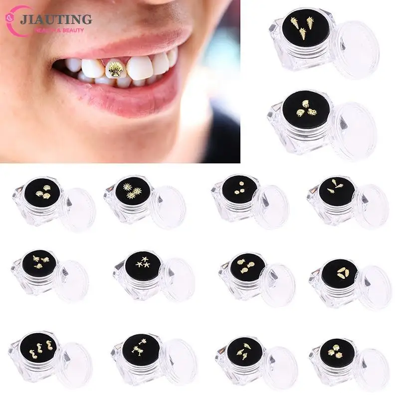 3-5Pcs/box Fashion Dental Crystal Tooth Jewelry Diamond Ornaments Tooth Gems Various Animal Shapes DIY Teeth Decoration