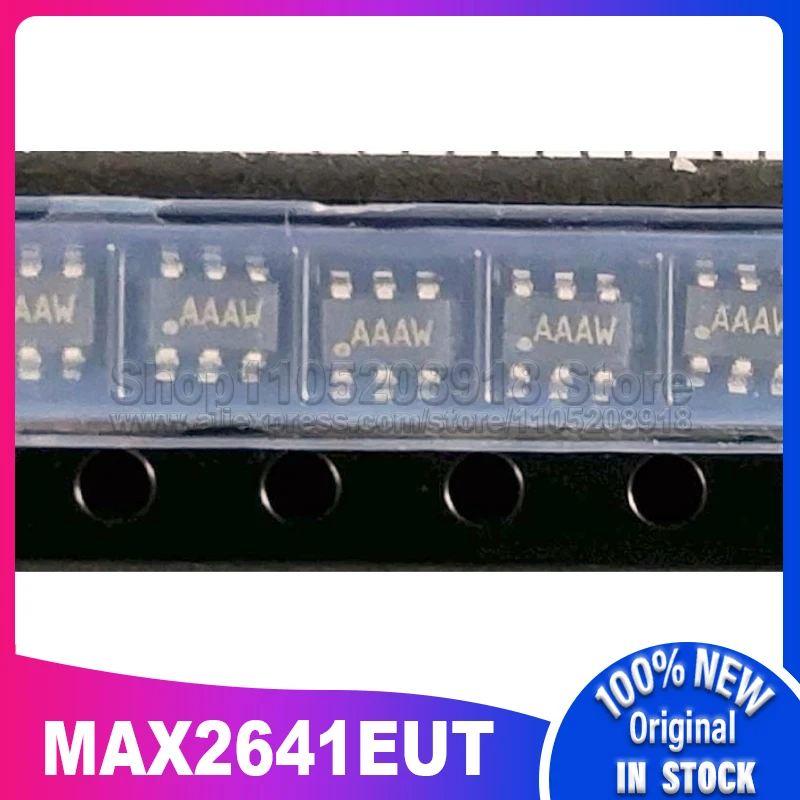 

10PCS/LOT MAX2640EUT+T MAX2640EUT Printing:AAAV MAX2641EUT+T MAX2641EUT Printing:AAAW SOT23-6 100% New original stock