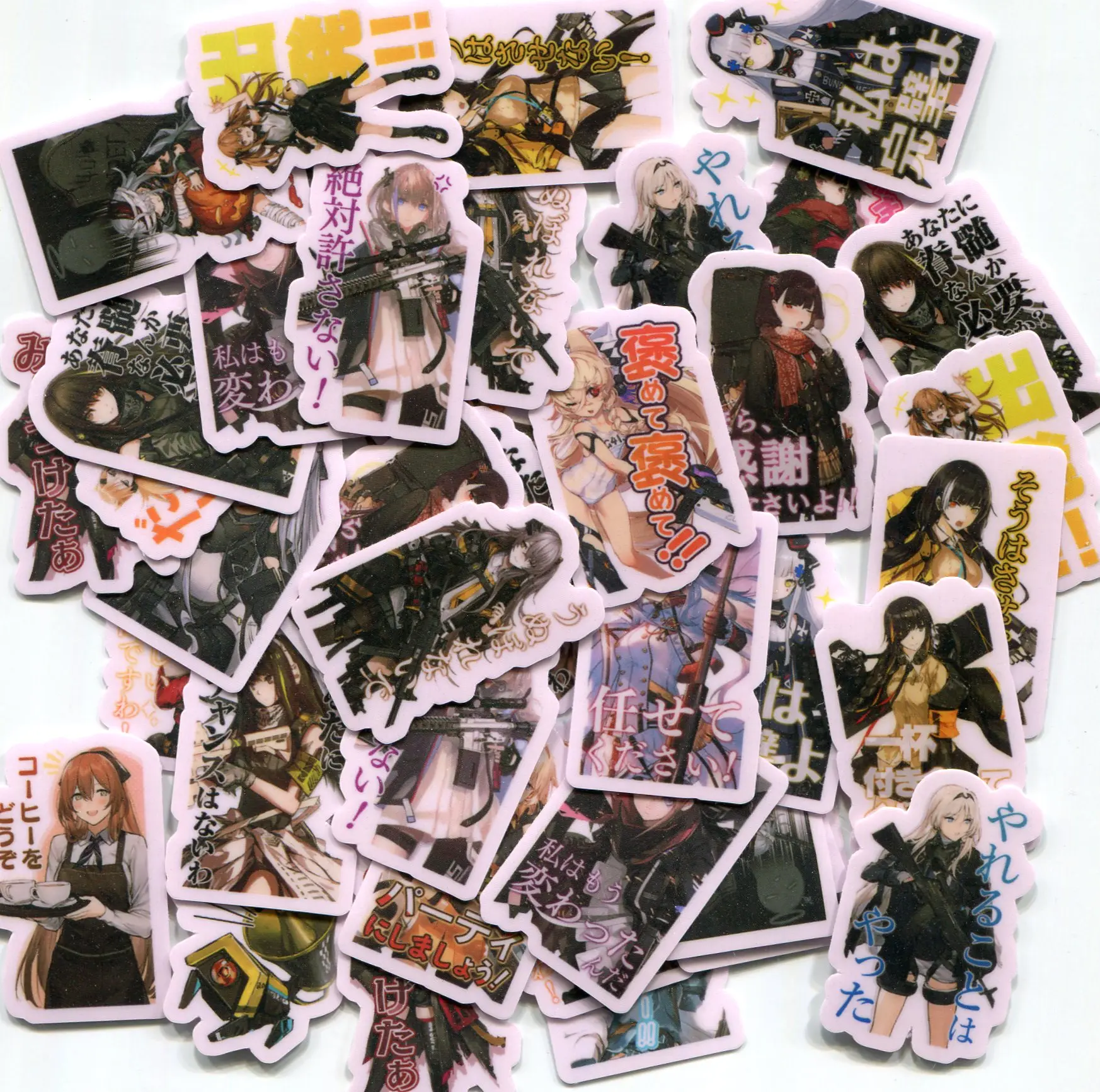 40 قطعة/الحزمة بنات فرونت لاين Z1229 (3 سنتيمتر) لتقوم بها بنفسك ملصق رائع #1