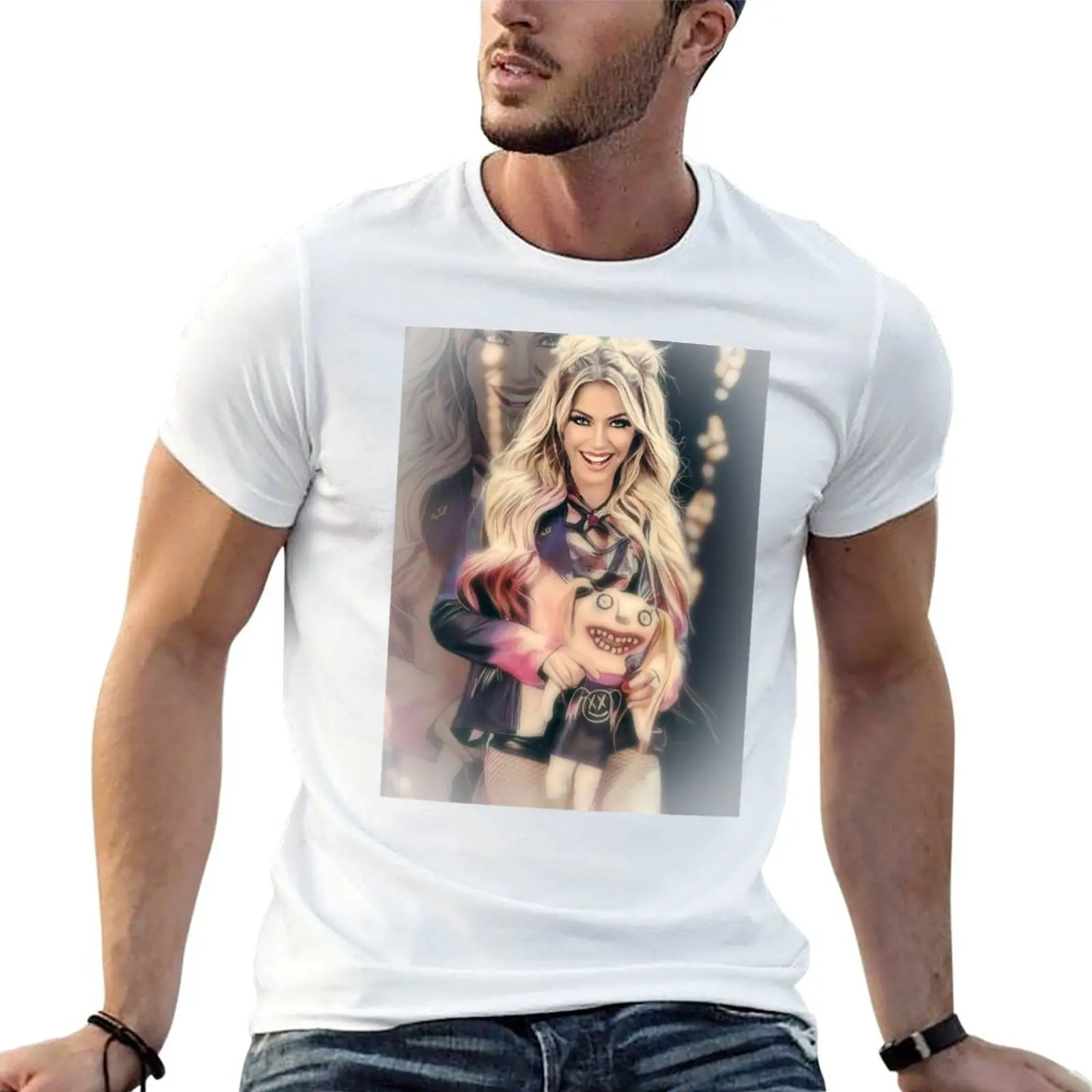 Smiling Bliss Doll T-Shirt T-shirt à coupe confortable pour hommes