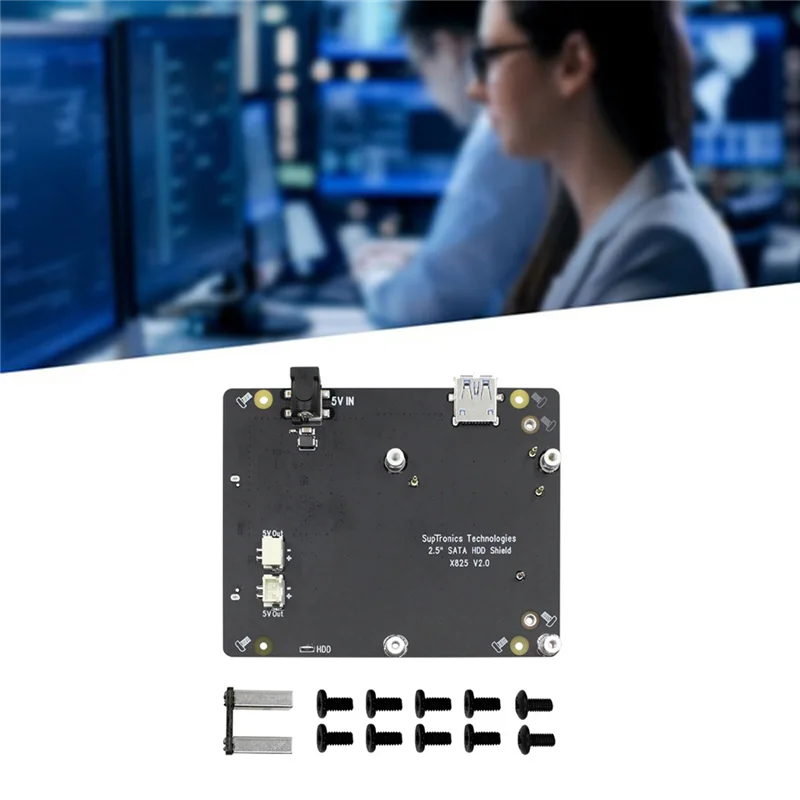 X825 v2.0 Speicher-Erweiterungs karte für Himbeer-Pi 4b x825 nas 2,5-Zoll-Sata-Festplatten-SSD-Laufwerk-Erweiterungskarte