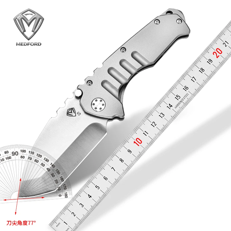 Cuchillo plegable de alta resistencia de acero MKT-D2, herramienta de rescate de emergencia, cuchillo de caza para acampar, cuchillo afilado para