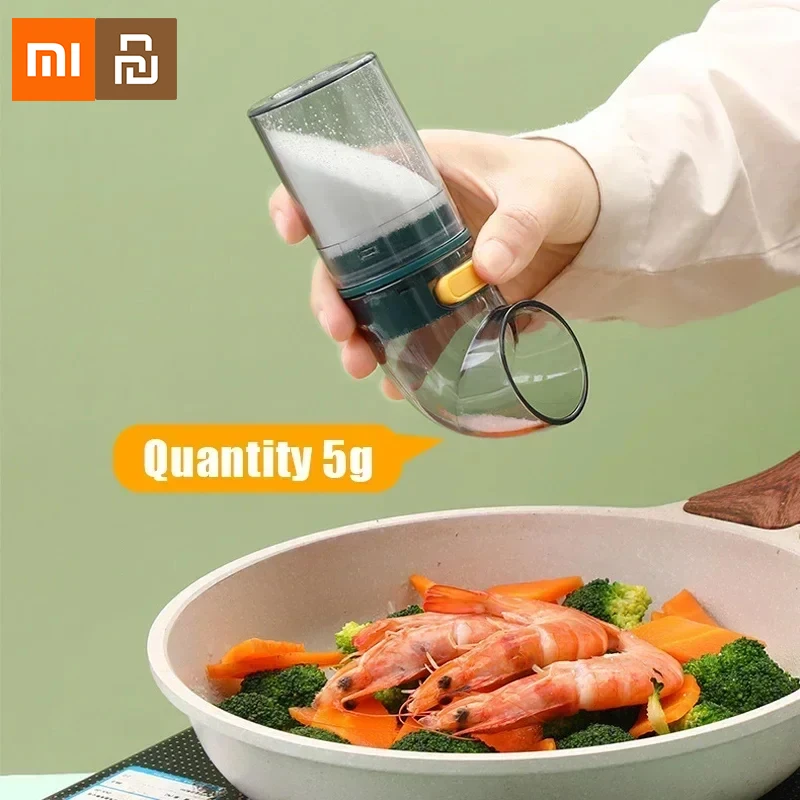 

Xiaomi 10 мл Количественная бутылка для приправ Сахар, перец и соль, приправа, кухонные аксессуары, 0,5 г, бутылка для приправ пресс-типа