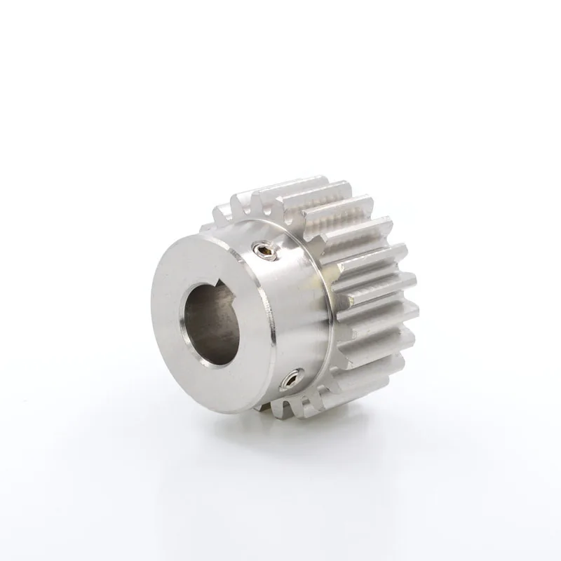 1M 43T Pinion Spur Gear Stainless Steel Bore 8mm 10mm  12mm 14mm 15mm 16mm 17mm 18mm 19mm 20mm Transmission Pinion Keyway Hole