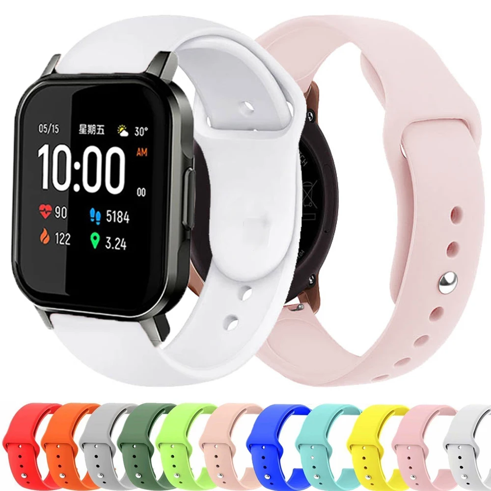 Correa de silicona para reloj inteligente Garmin Vivoactive 4S, pulsera de repuesto para reloj deportivo, 18MM, 20MM, 22MM, TSFH