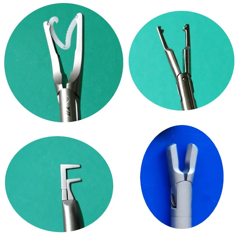 Laparoscopic Clip Applicator  applier 3 parts design, detachable handle use for laparoscopic surgery