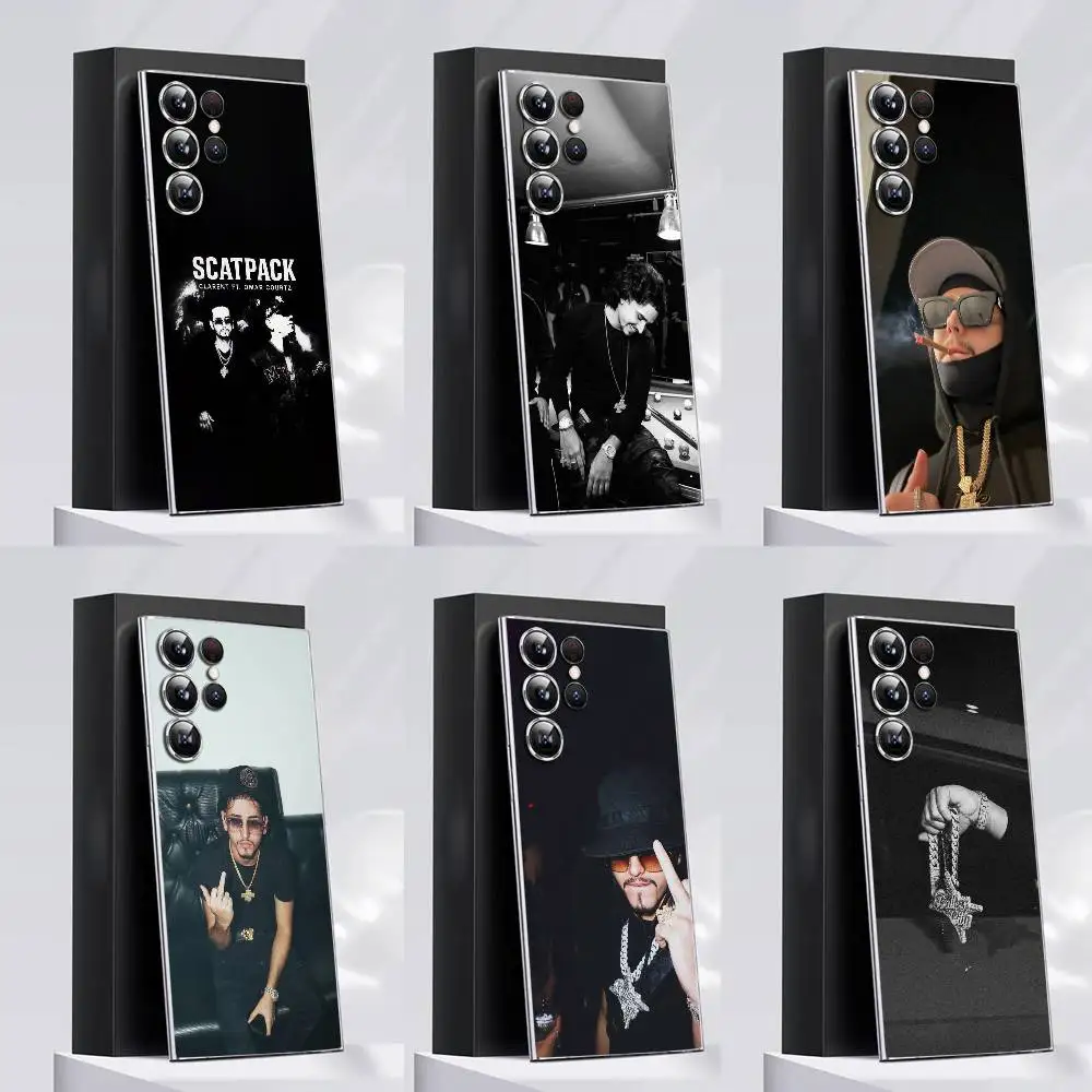 

C-Clarent Musical Artist Scat Pack Phone Case For Samsung S24,30,21,22,23,20 FE,lite,PIus,Ultra,5G,Note,9,10 Transparent Cover